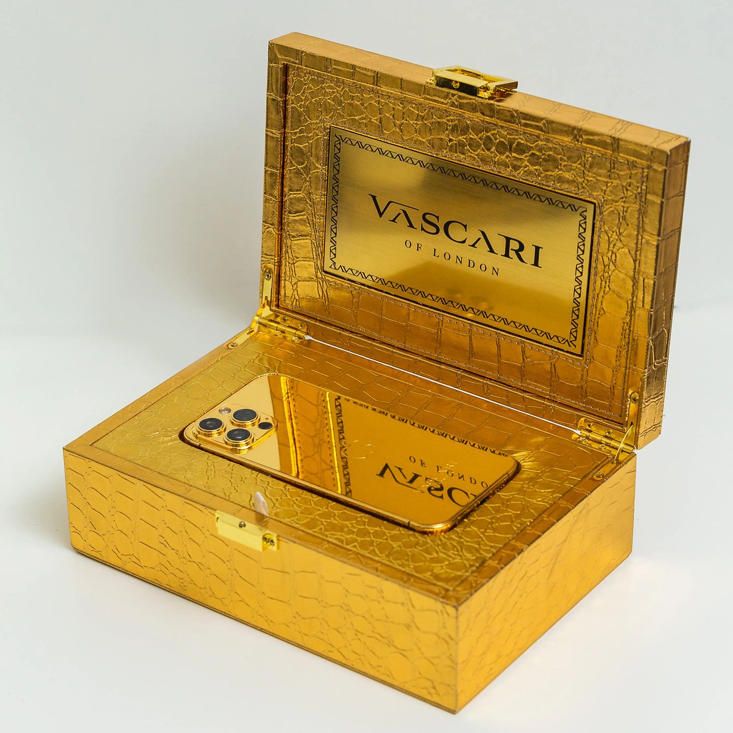 24K Gold iPhone In Vascari Box