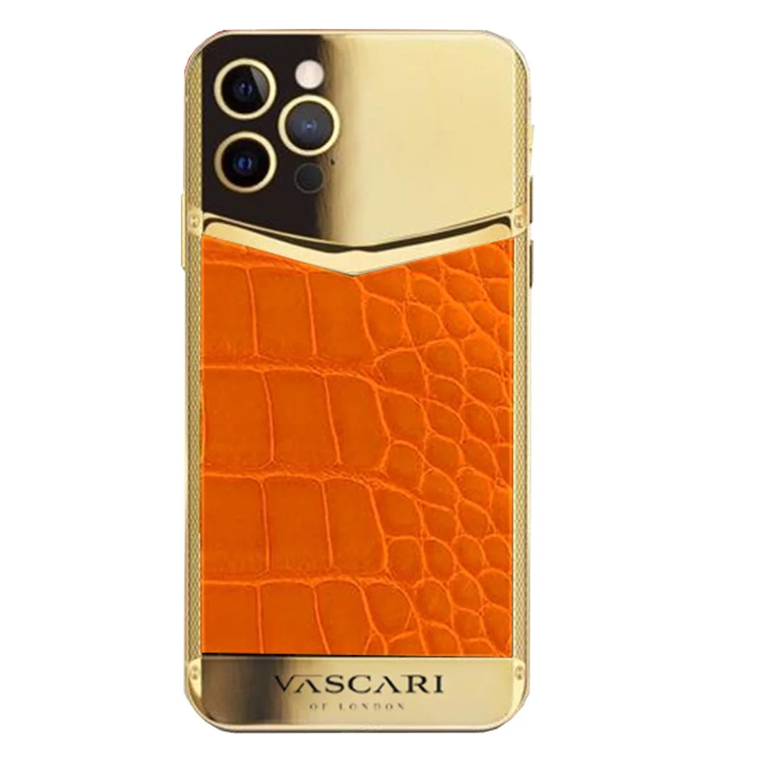 Gold iPhone Orange Pure Edition