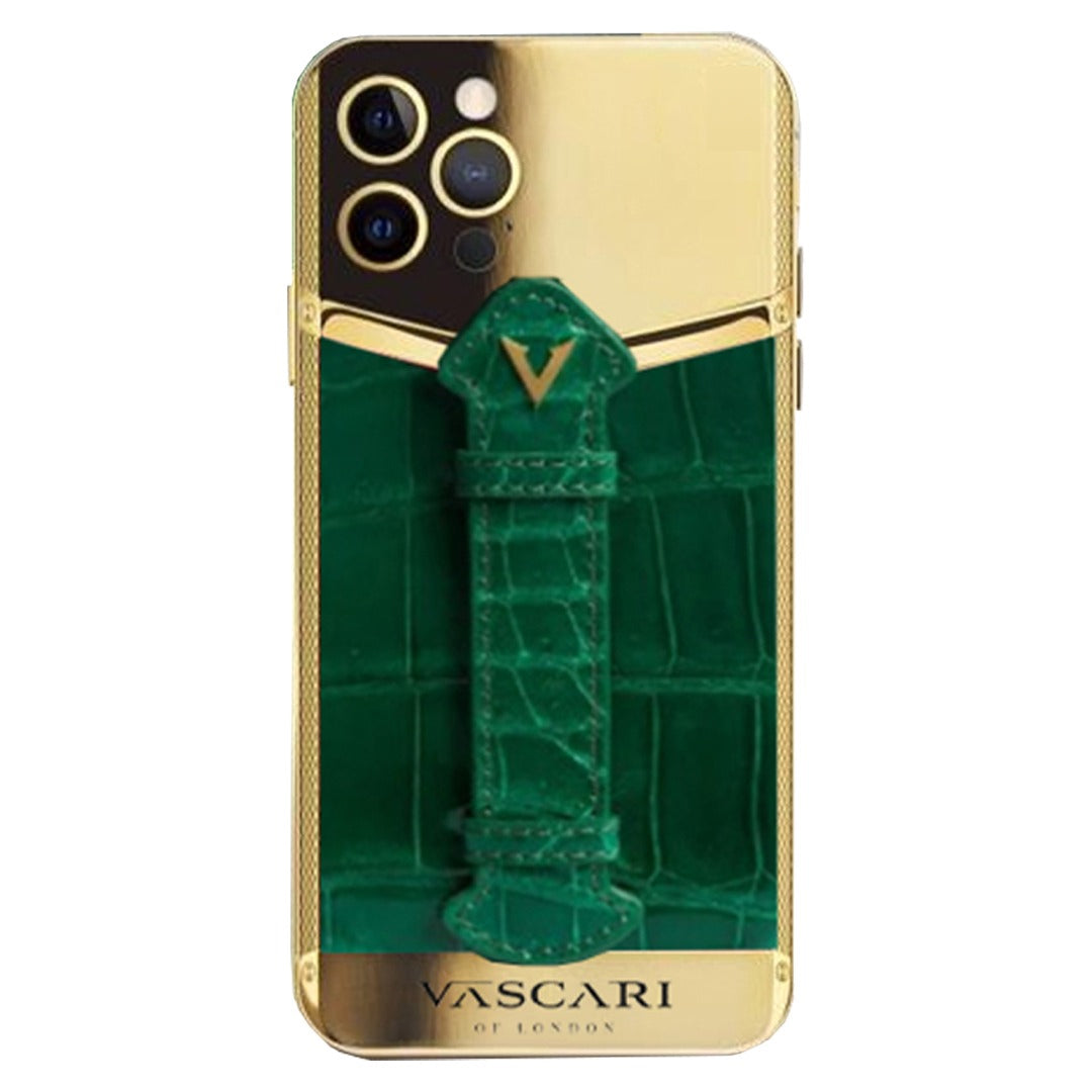 Gold iPhone Emerald Green Finger Edition
