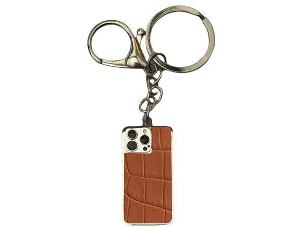 Brown Crocodile Keyring