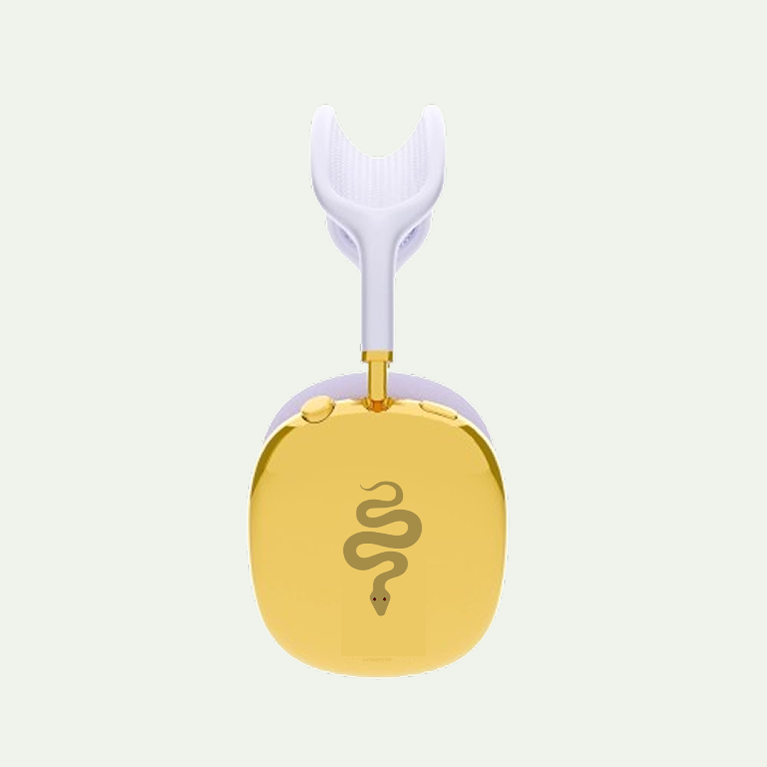 Purple Apple Airpod Max Gold Plated Edition