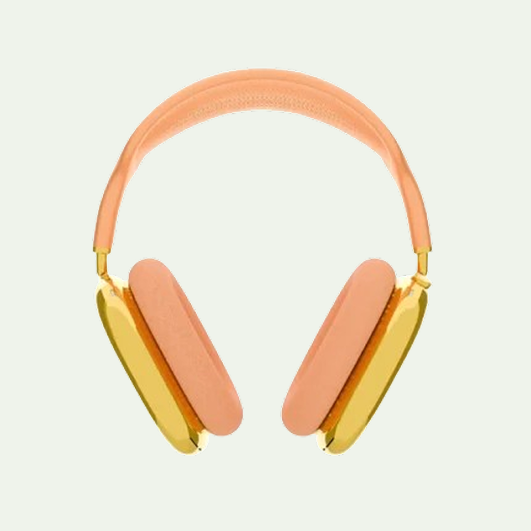 Orange Apple Airpod Max Gold Plated Edition