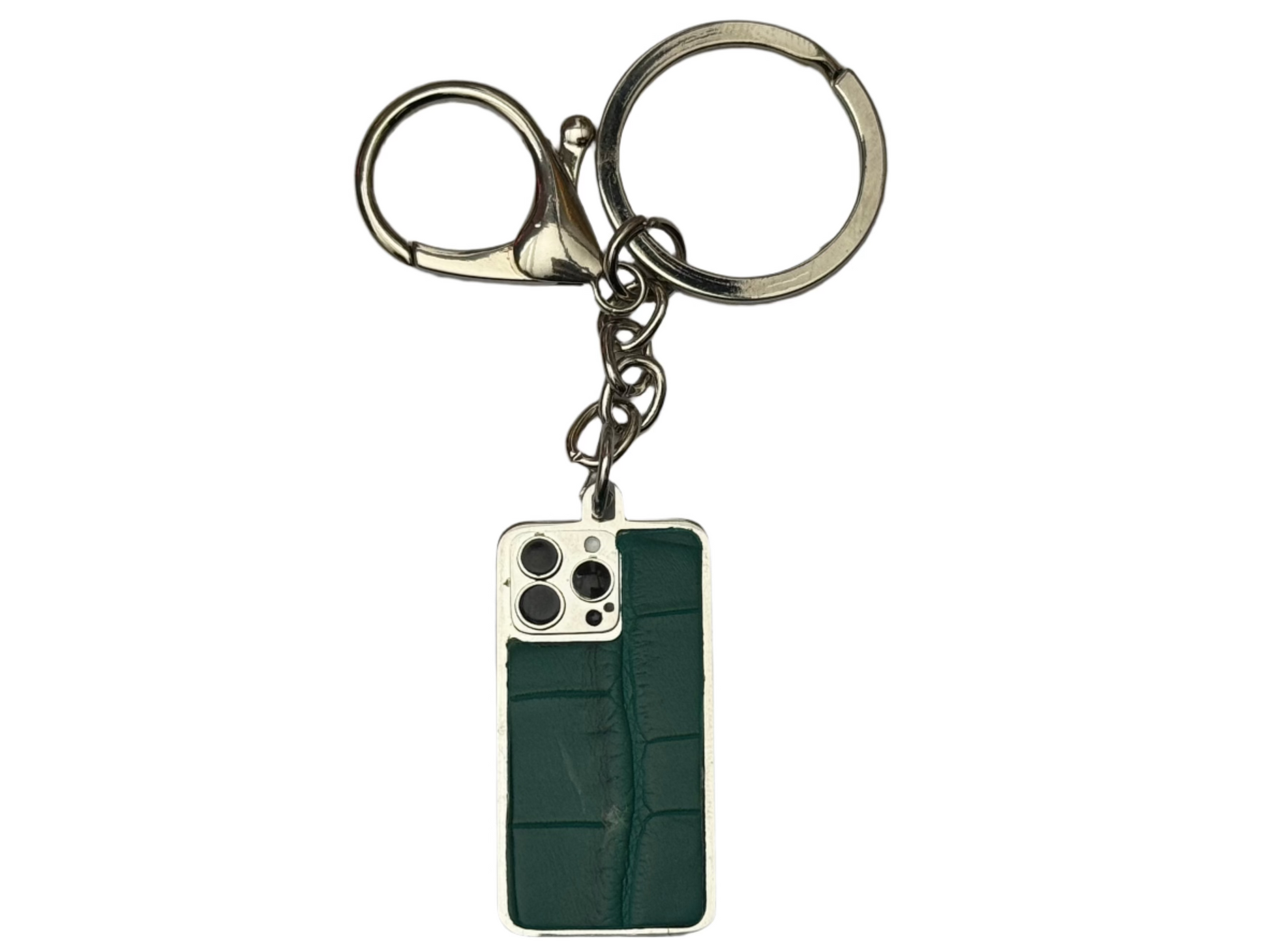 Green Crocodile Keyring