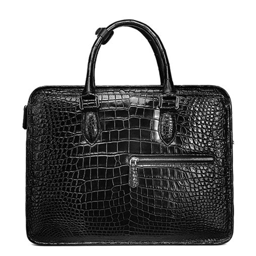 The Dominion Briefcase — Vascari Luxury Crocodile Business Bag