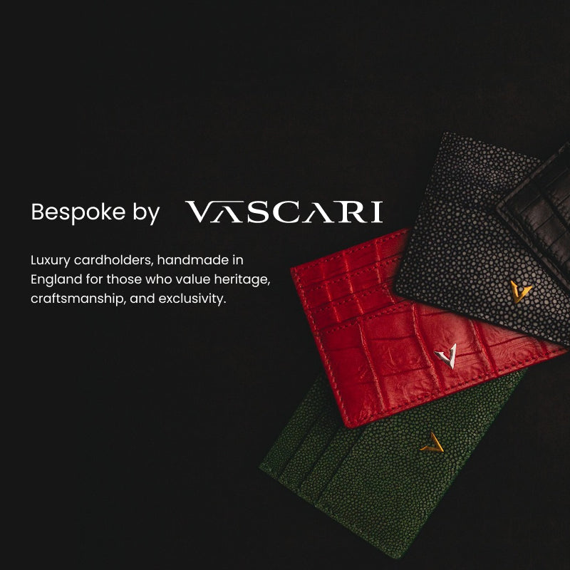 Genuine Black Stingray Leather Cardholder