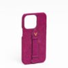 Purple Stingray Leather Finger holder Case