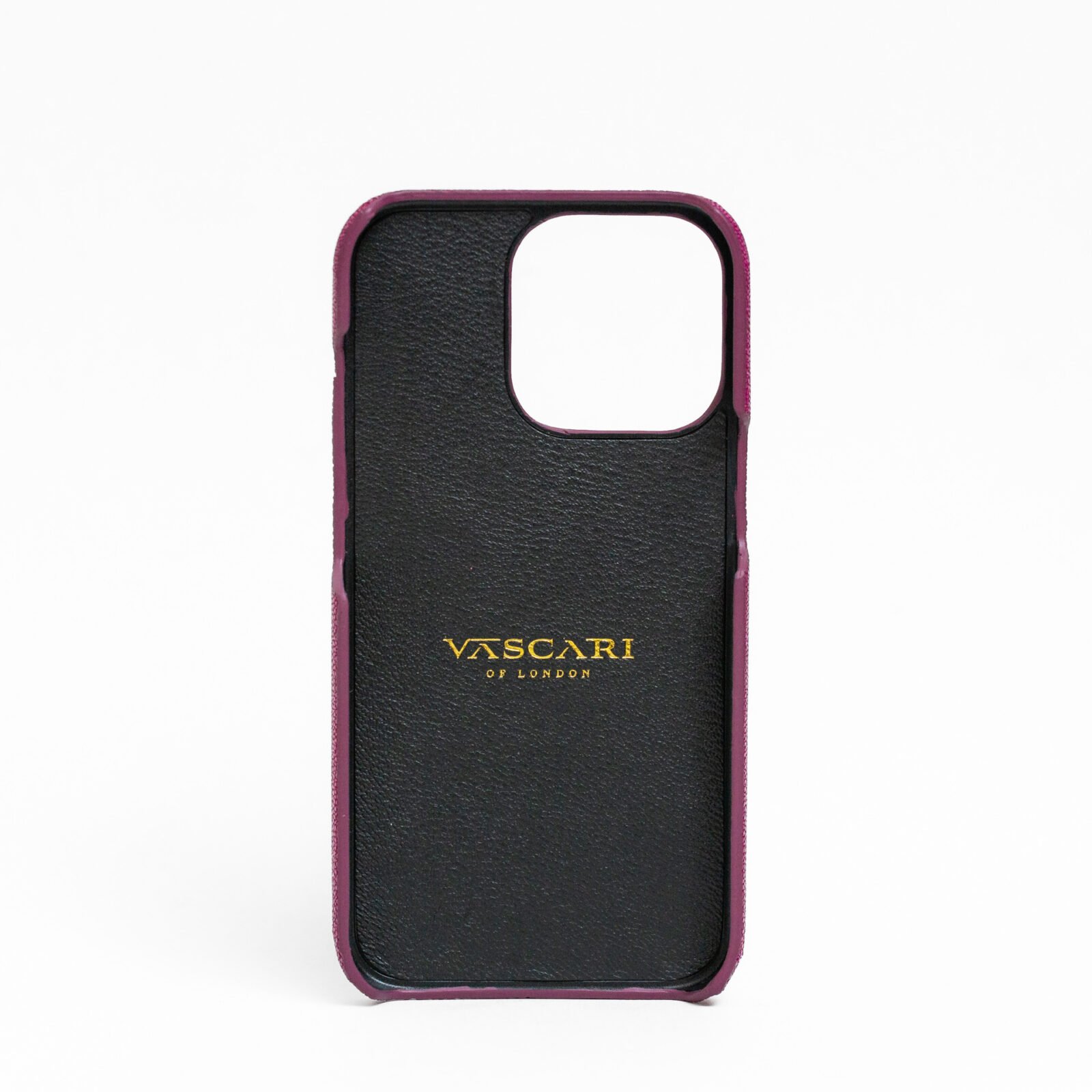 Vascari purple stingray finger holder Leather Case